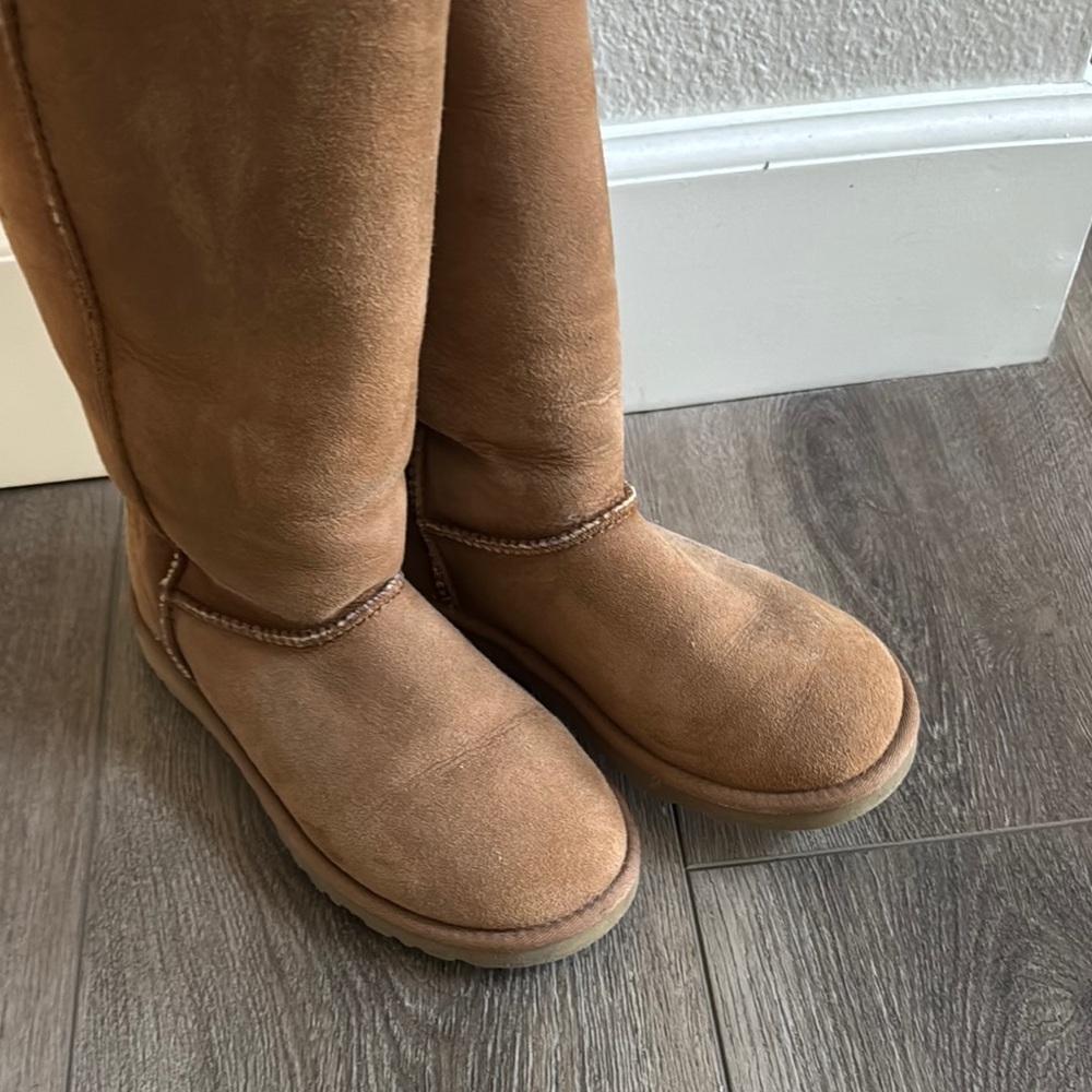 Tan Suede Boots